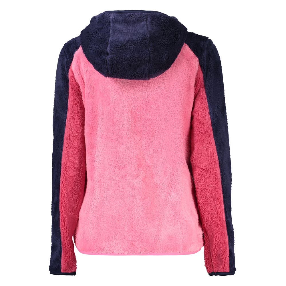 Pink Polyester Jackets & Coat