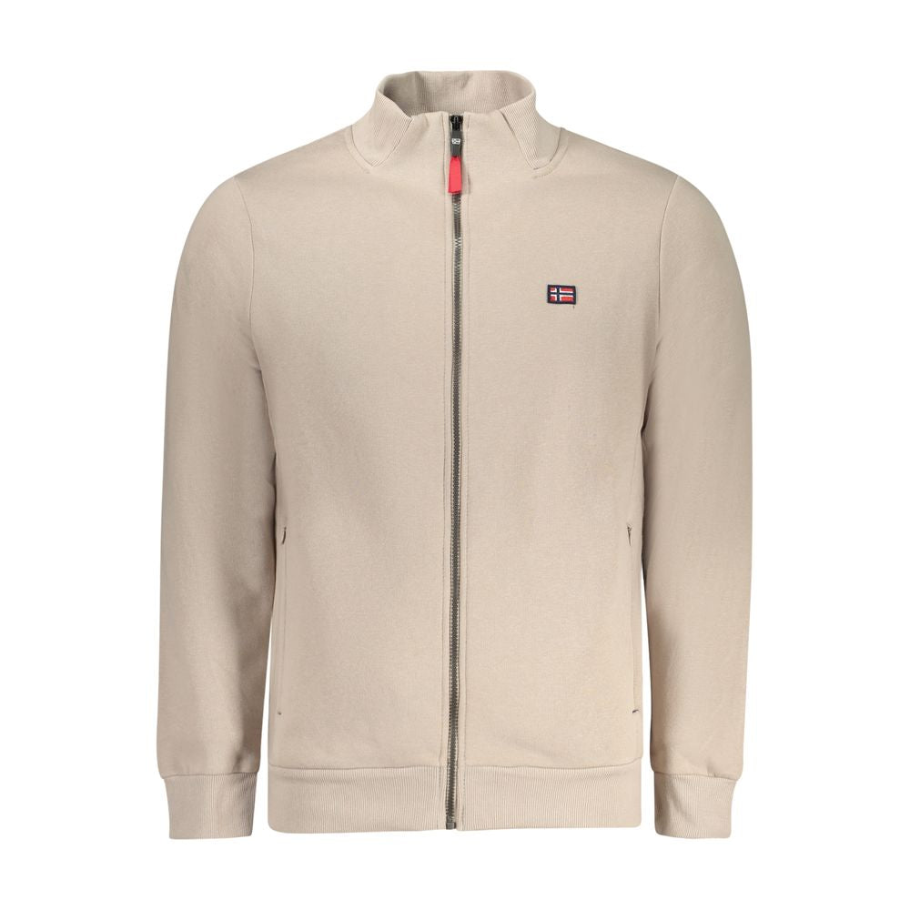 Beige Cotton Sweatshirt