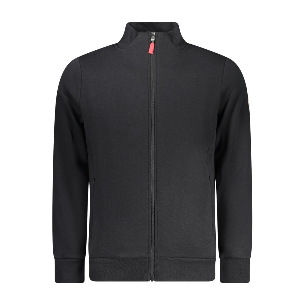 Black Cotton Sweatshirt