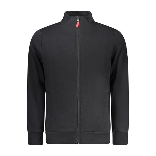 Black Cotton Sweatshirt
