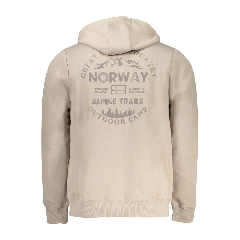 Beige Cotton Sweatshirt