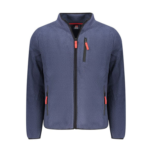 Blue Polyester Sweatshirt