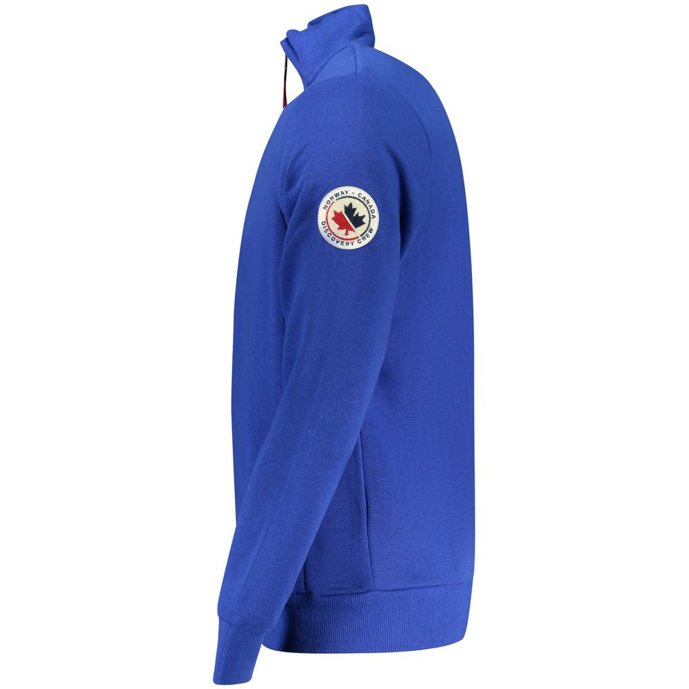 Blue Cotton Sweatshirt