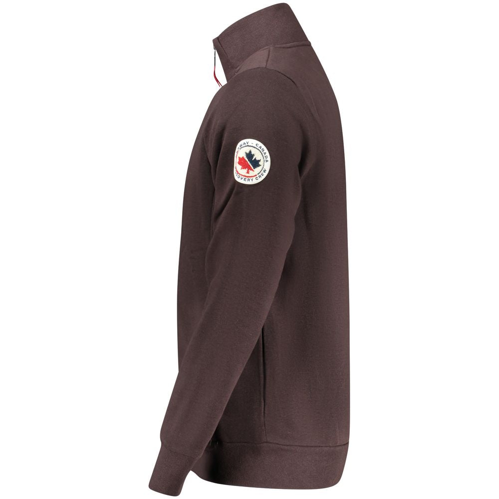 Brown Cotton Sweatshirt