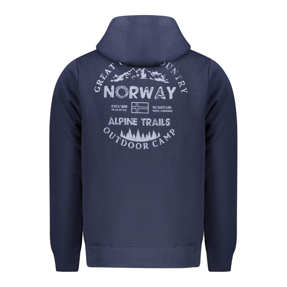 Blue Cotton Sweatshirt