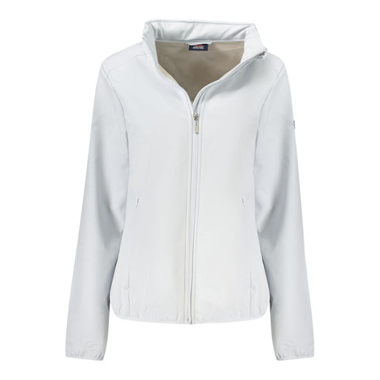 Gray Polyester Jackets & Coat