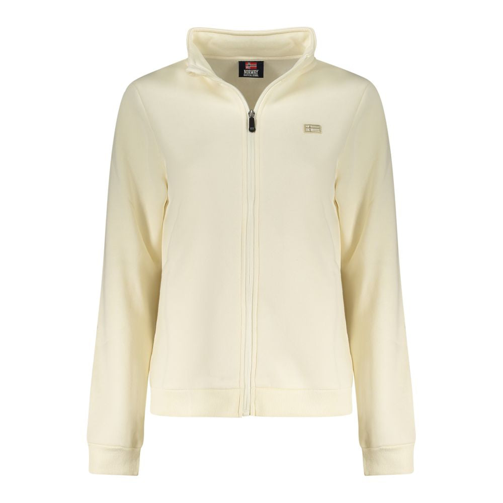 White Cotton Sweatshirt