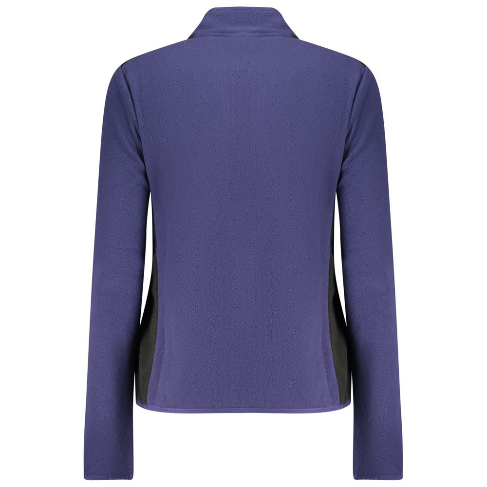 Blue Polyester Sweatshirt
