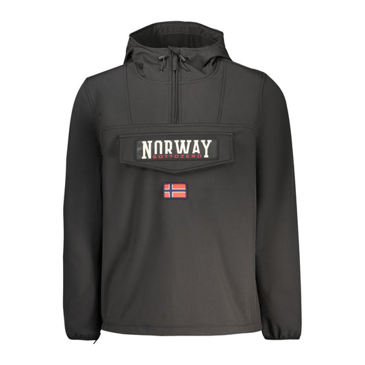 Black Polyester Jackets & Coat