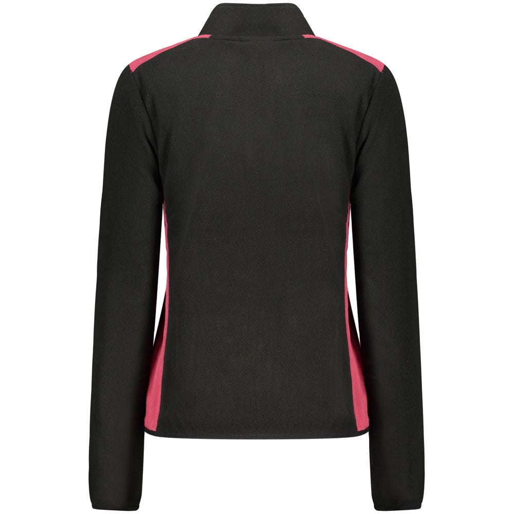 Black Polyester Sweatshirt