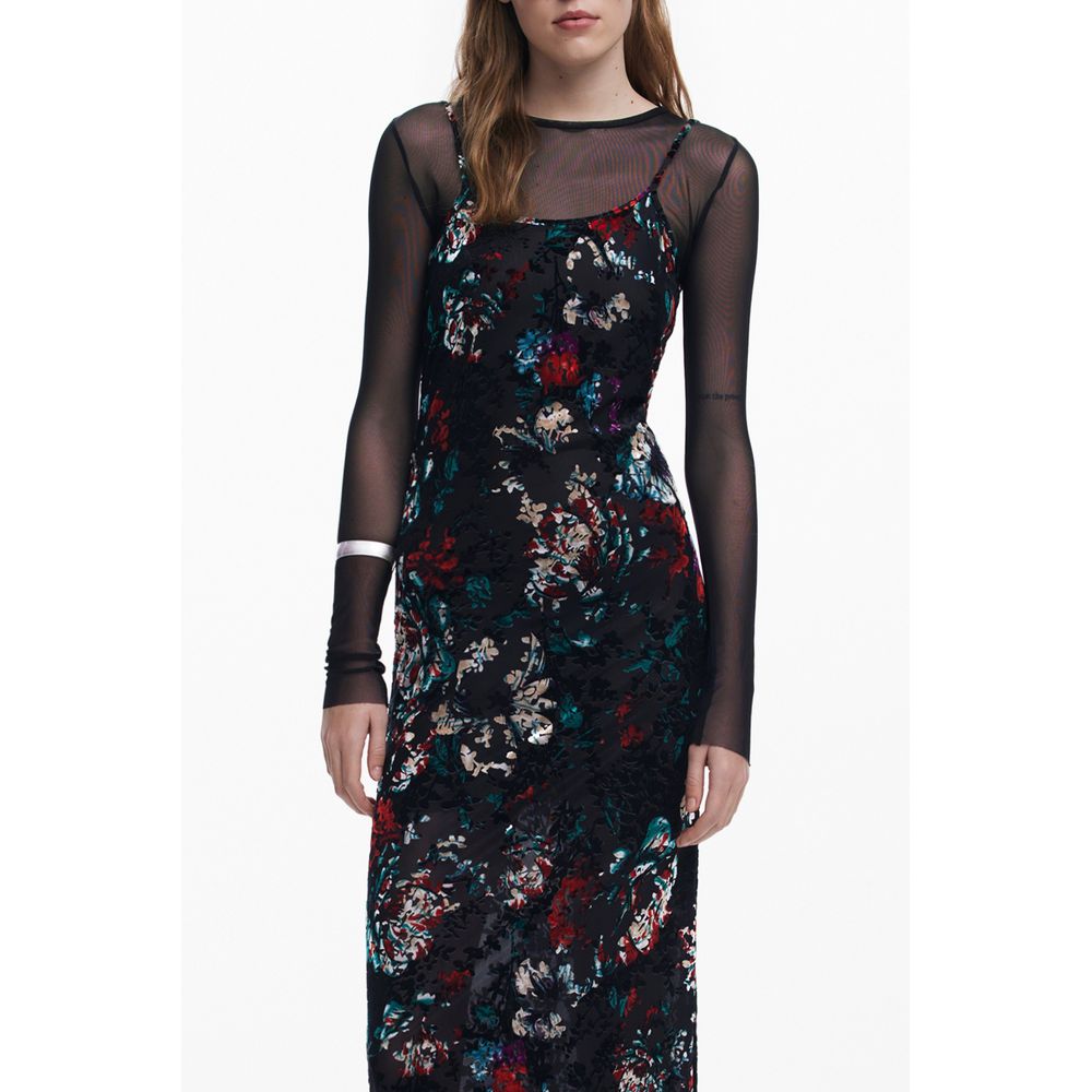 Black Polyester Dress