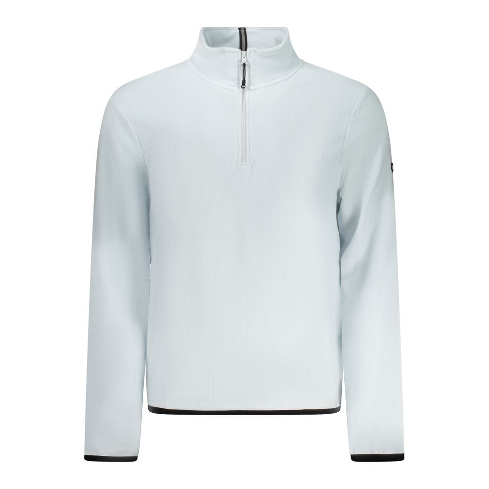 Blue Polyester Men Sweater