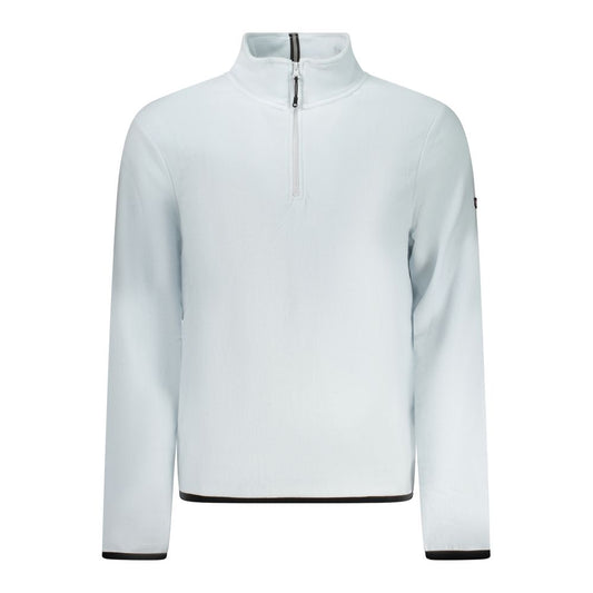 Blue Polyester Men Sweater