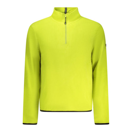 Green Polyester Men Sweater