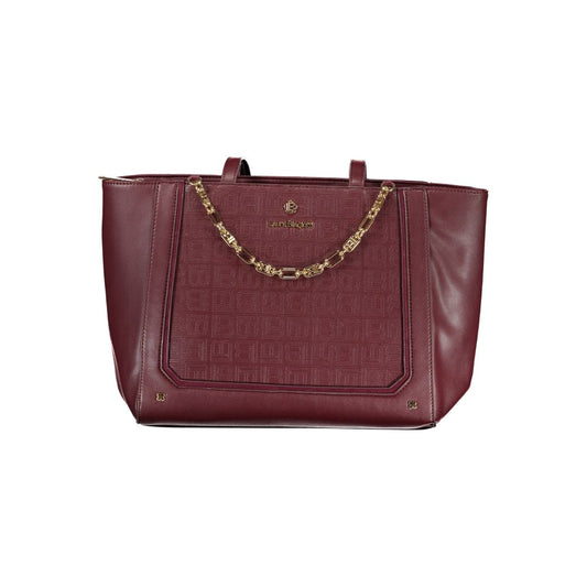 Red PVC Women Handbag