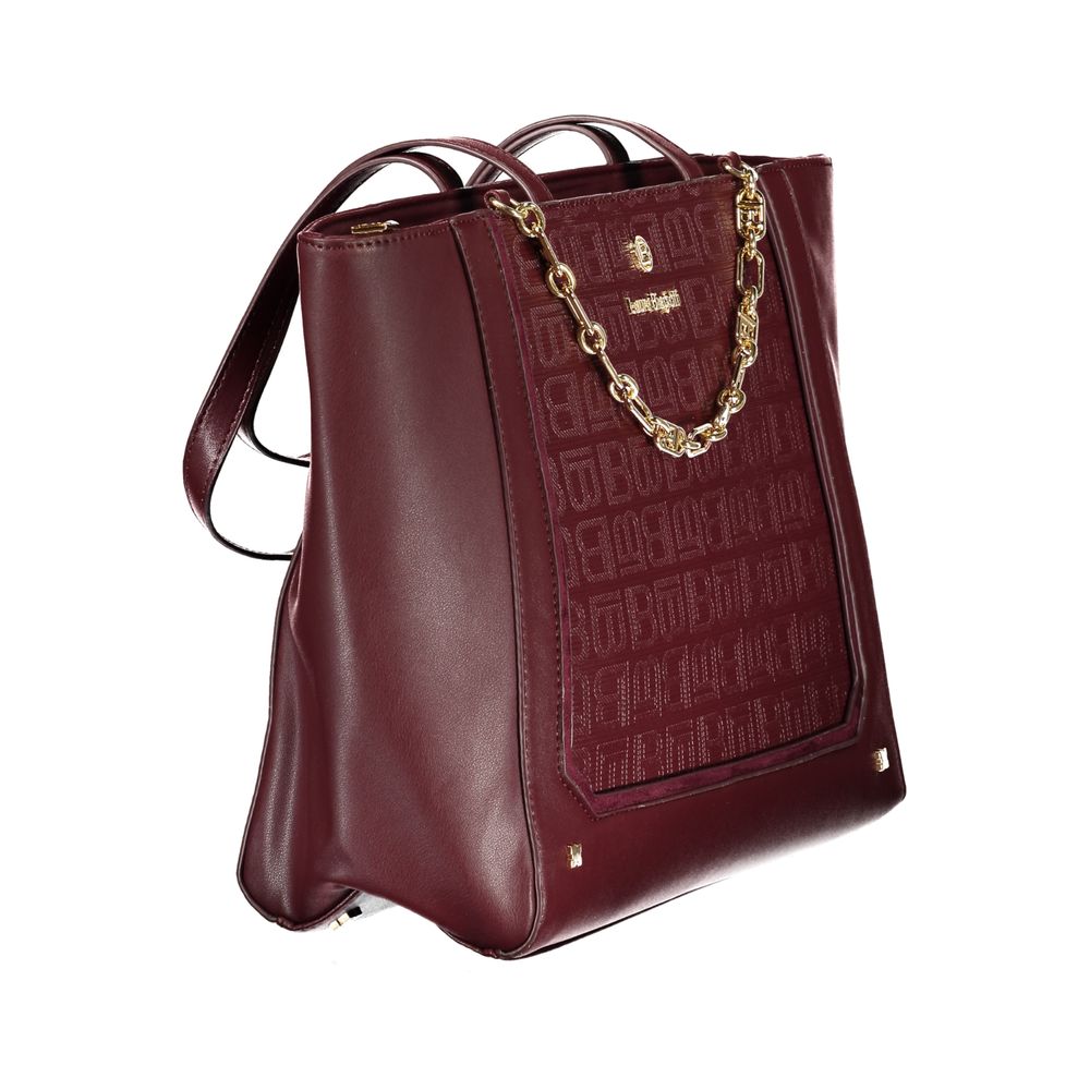 Red PVC Women Handbag