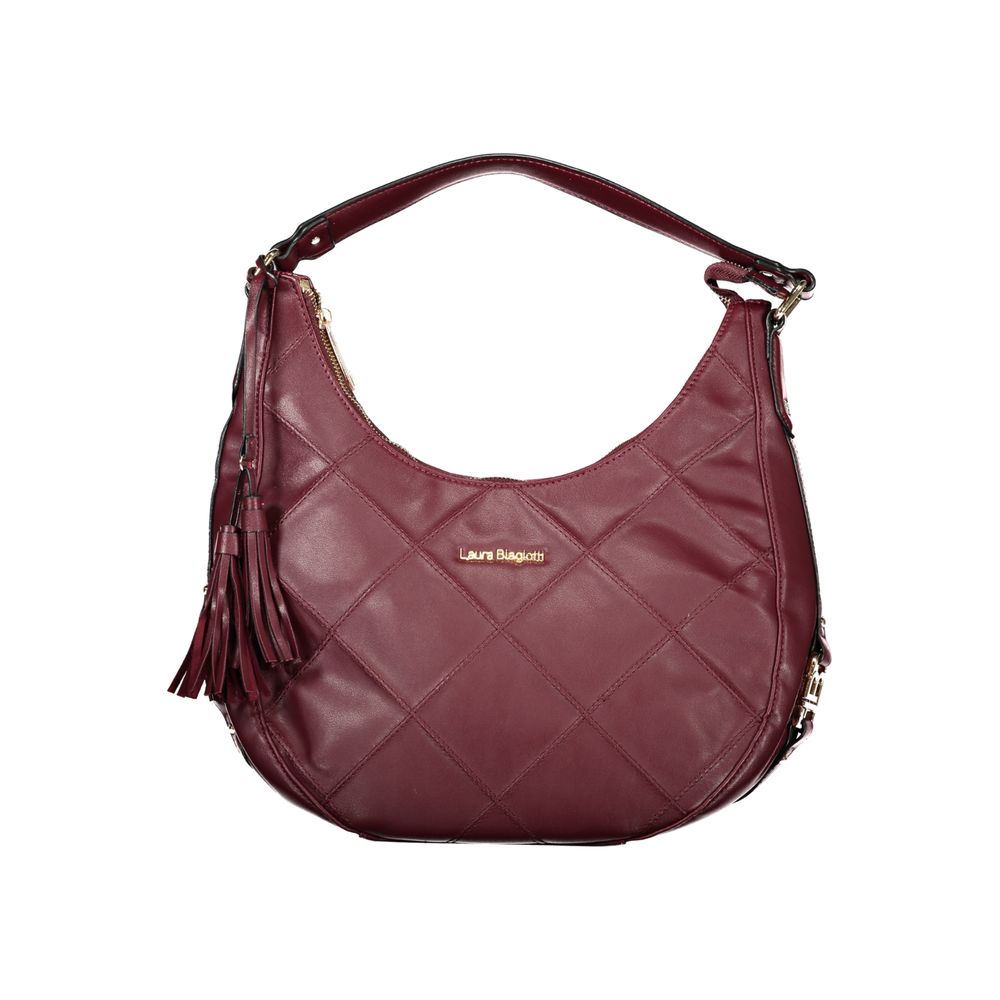 Red PVC Women Handbag