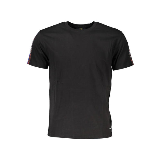 Black Cotton Men's T-Shirt