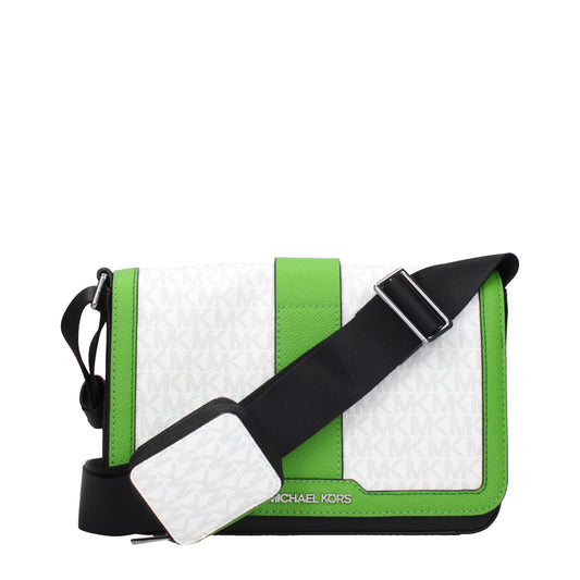 White Fabric Crossbody Bags