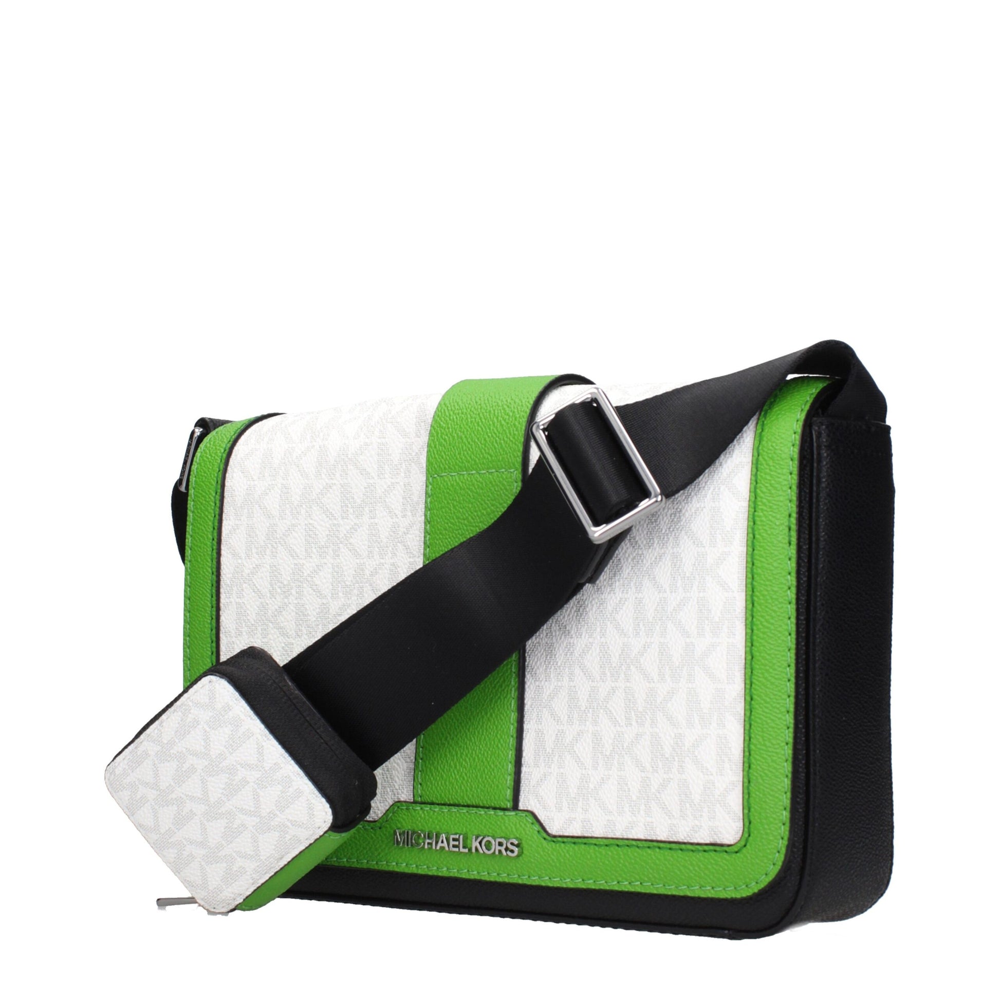 White Fabric Crossbody Bags