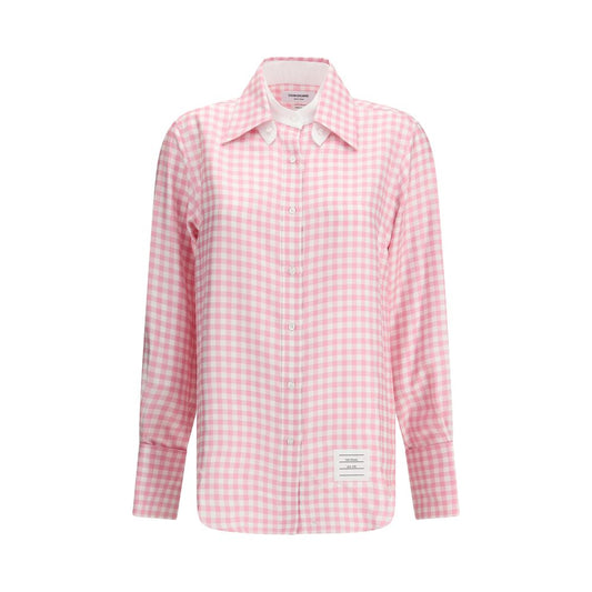Checked silk Shirt