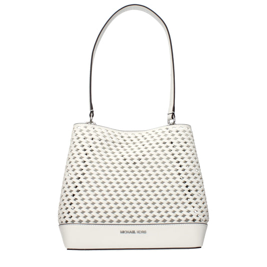 White Leather Shoulder Bag