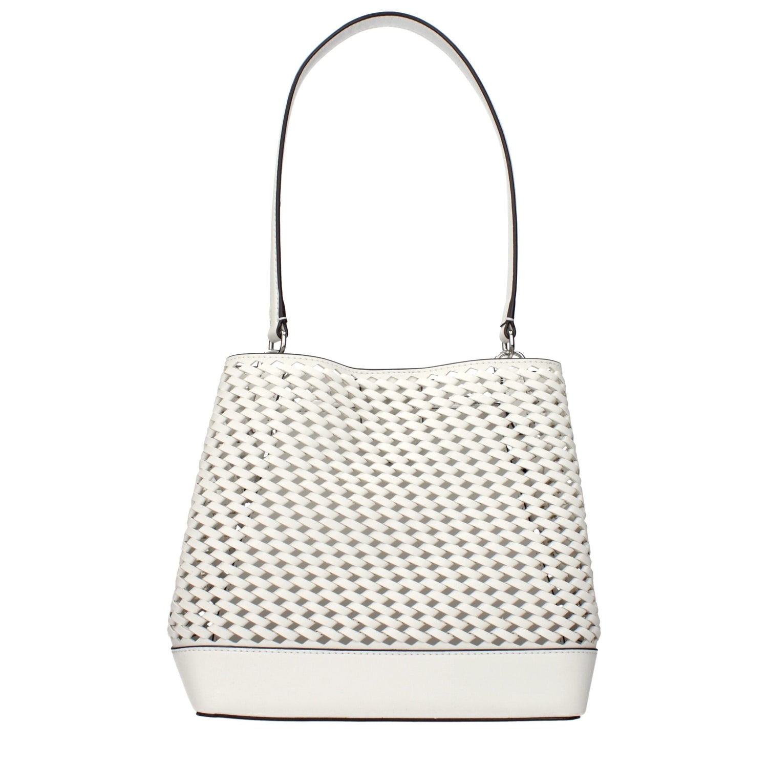White Leather Shoulder Bag