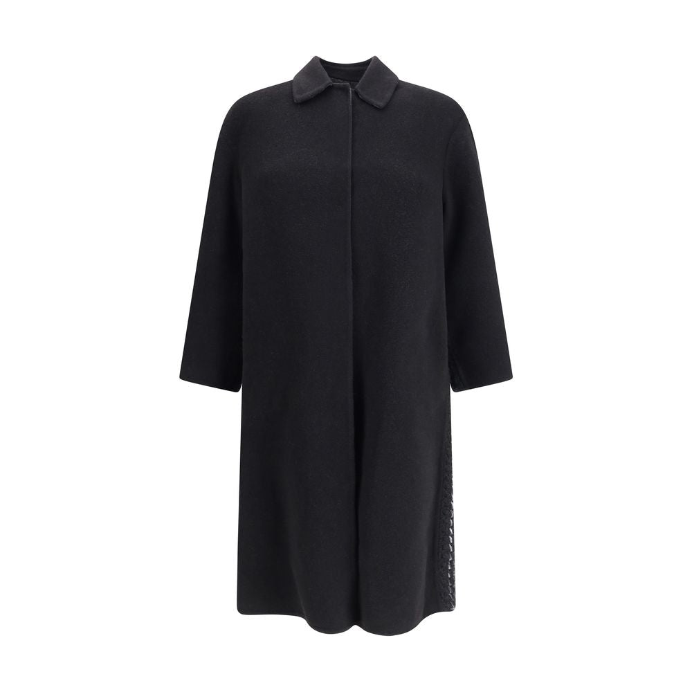 Soft Wool and Cashmere Double Coat