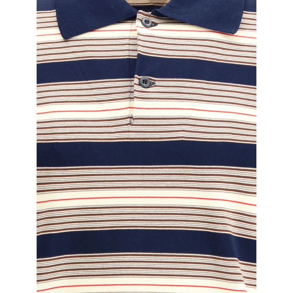 Striped cotton Polo