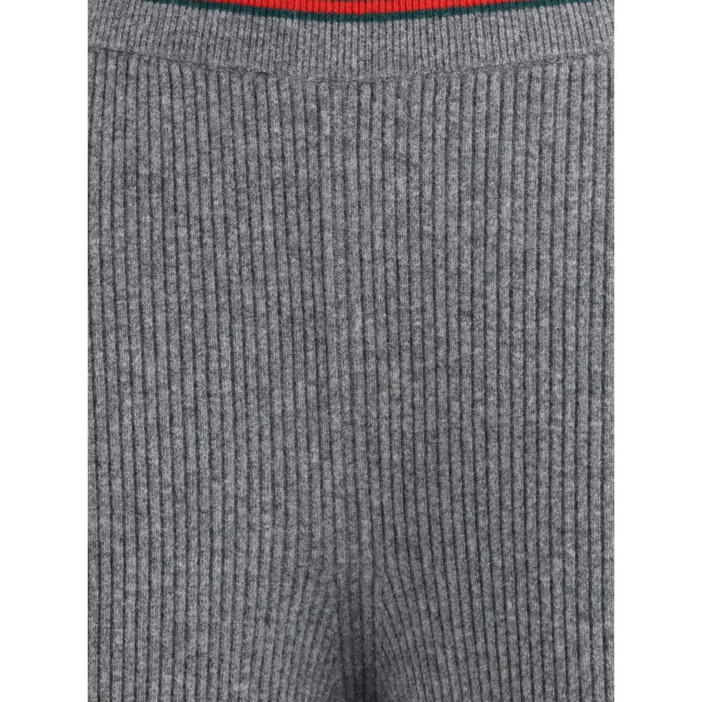 Ribbed Wool Trousers