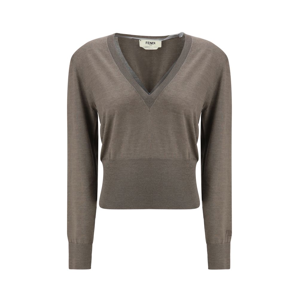 Cashmere and Silk long-sleeve Sweater