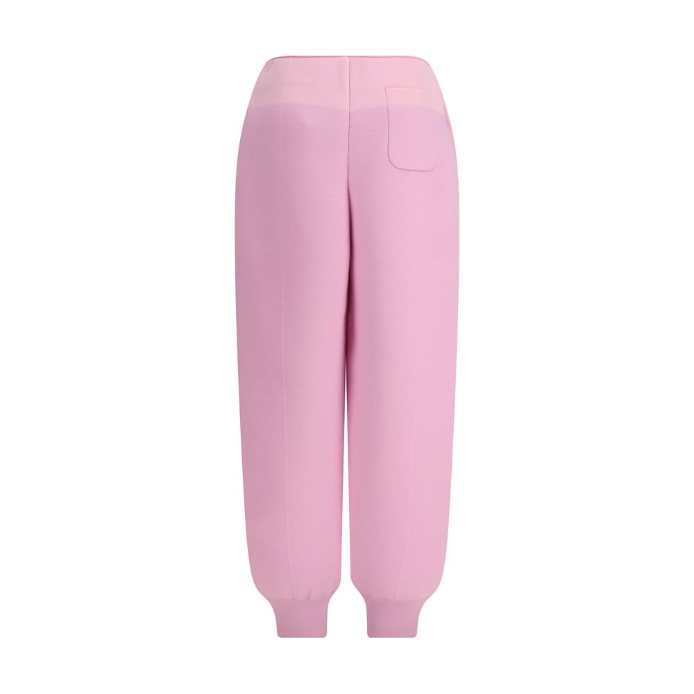 Sculptural Joggers in Ultrafine Cashmere Blend