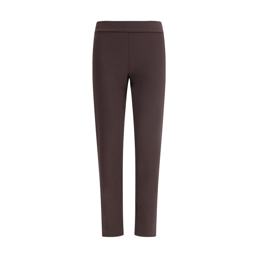 Brown Polyamide Casual Pants