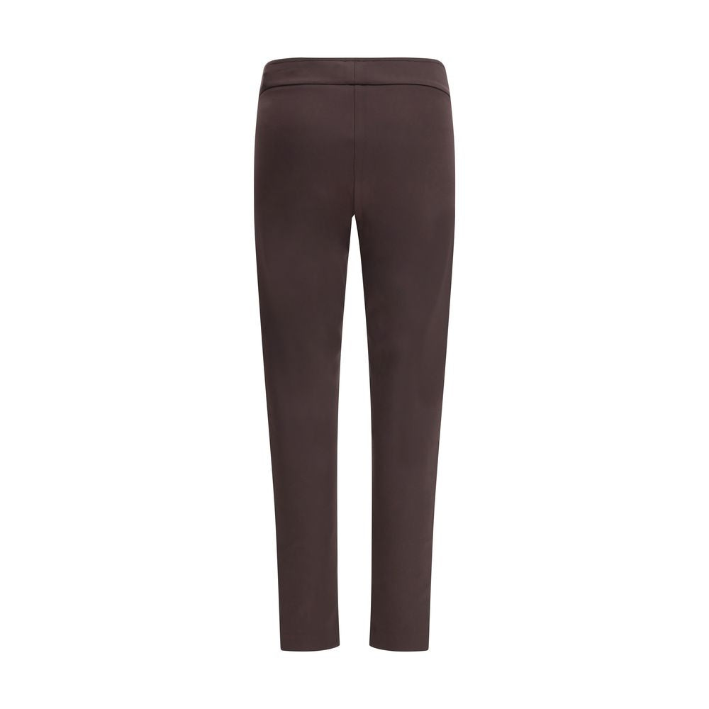 Brown Polyamide Casual Pants