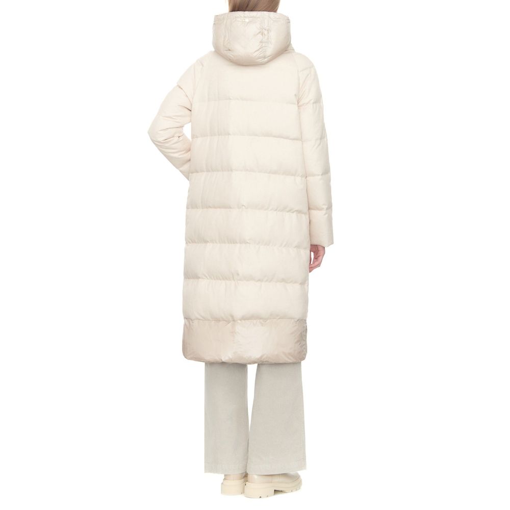 Silk And Cashmere Padded Coat