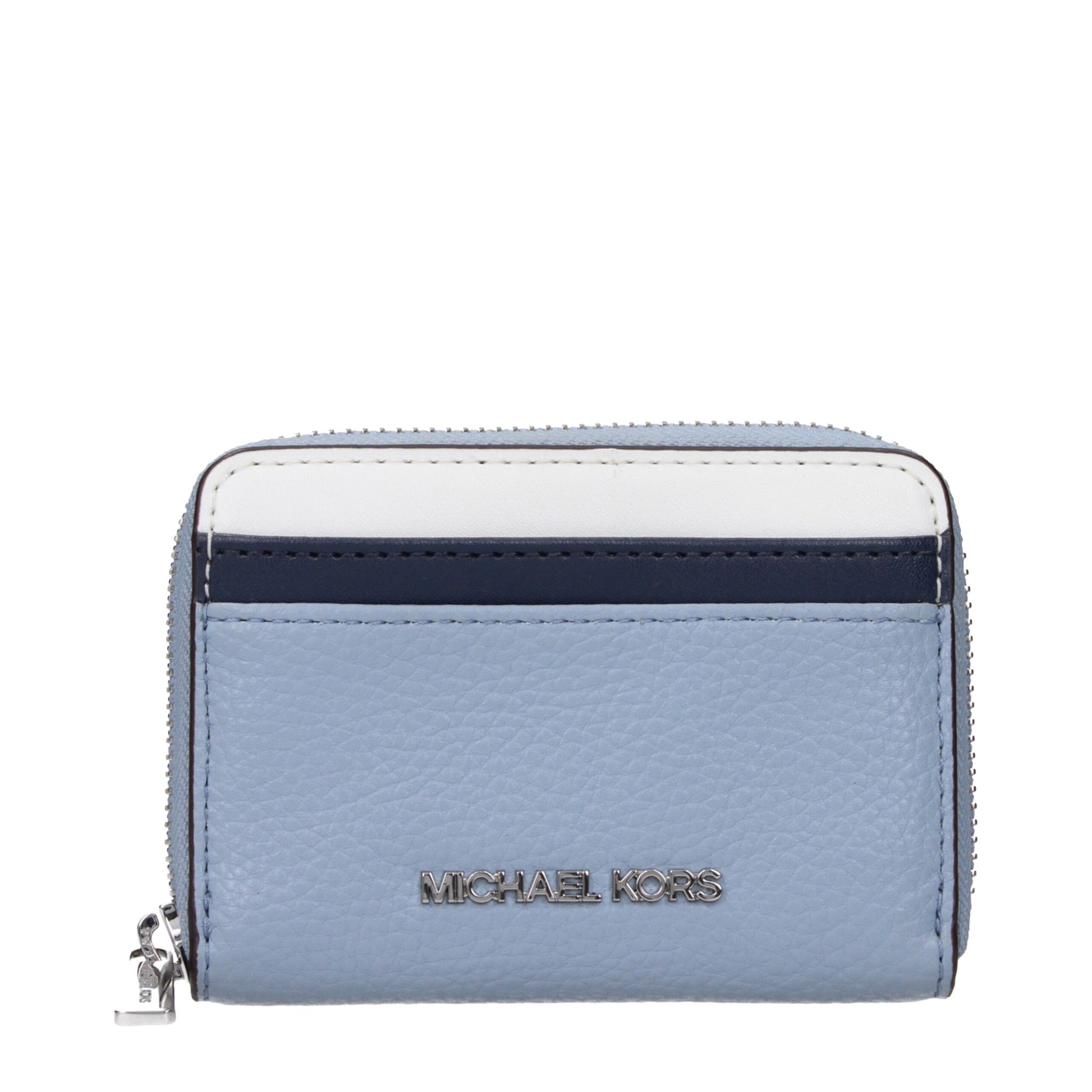 Light Blue Leather Cardholder