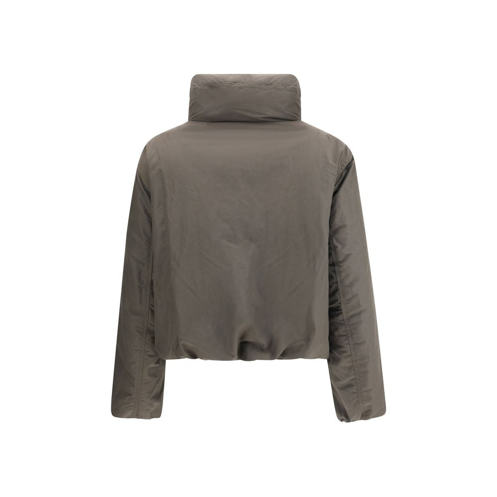 Brown Polyamide Shell Jacket
