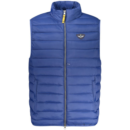 Blu Poliammide Men's Jacket