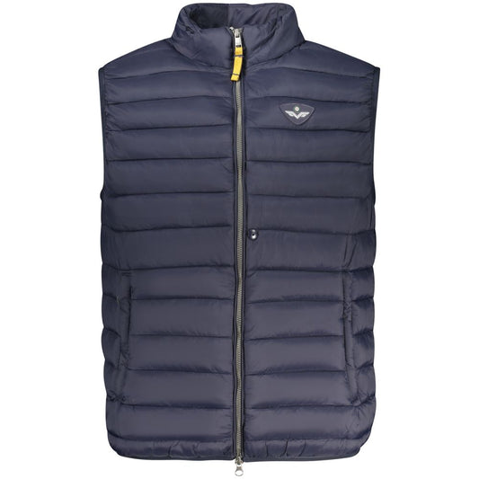 Blue Polyamide Men's Jacket