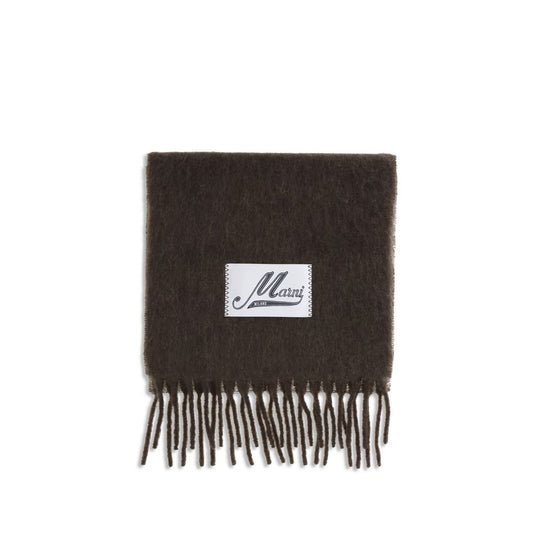 Brown Wool Scarf