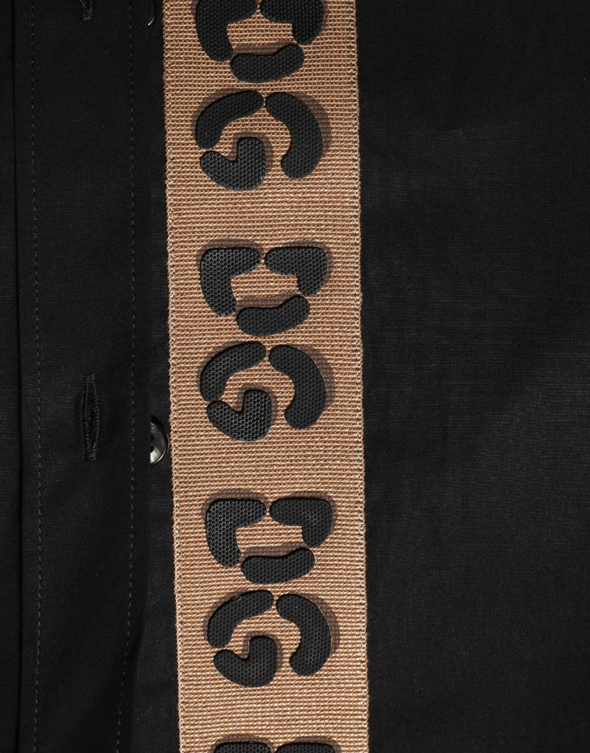 Black DG Cotton Collared MARTINI Dress Shirt