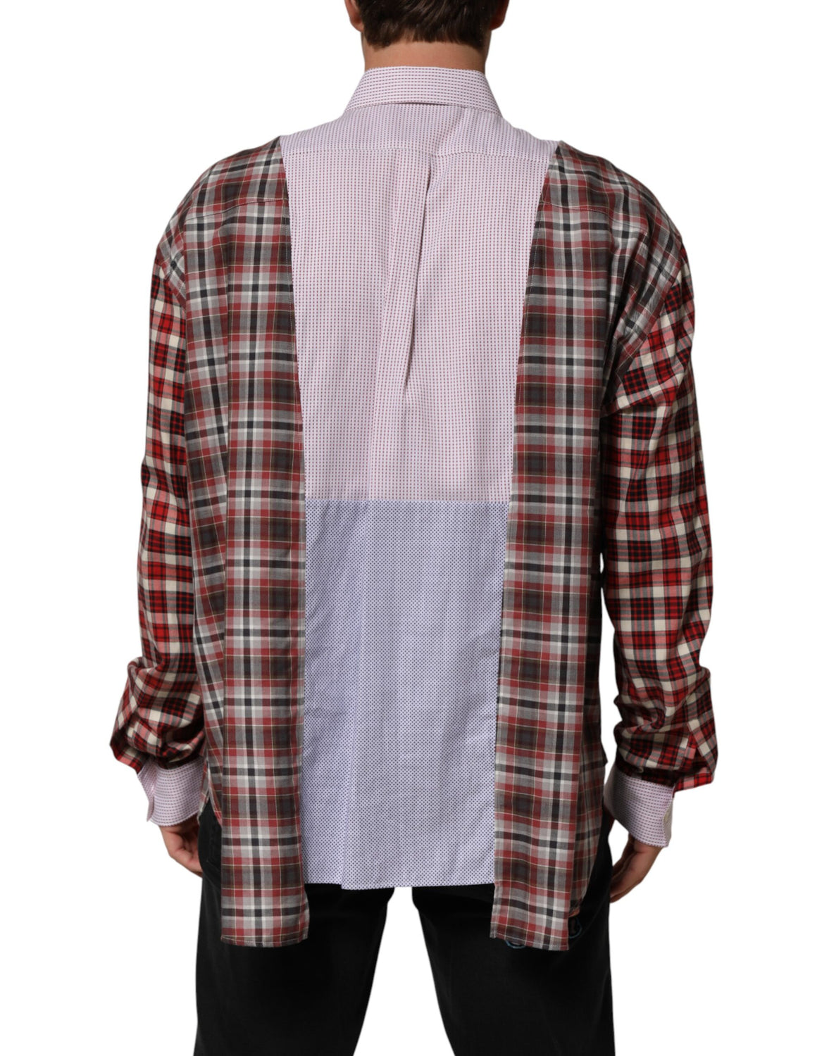 Multicolor Cotton Collared Checkered Shirt