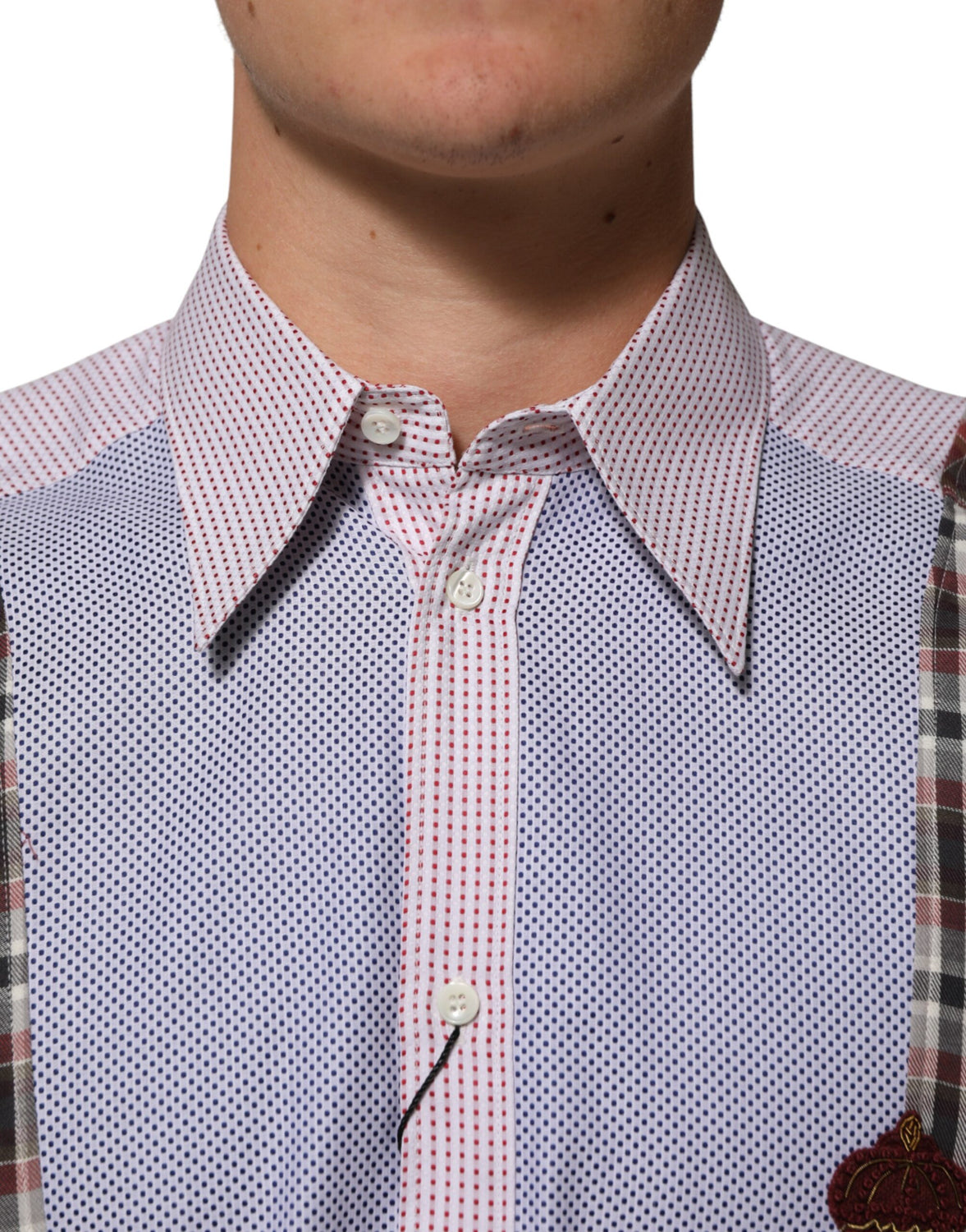 Multicolor Cotton Collared Checkered Shirt