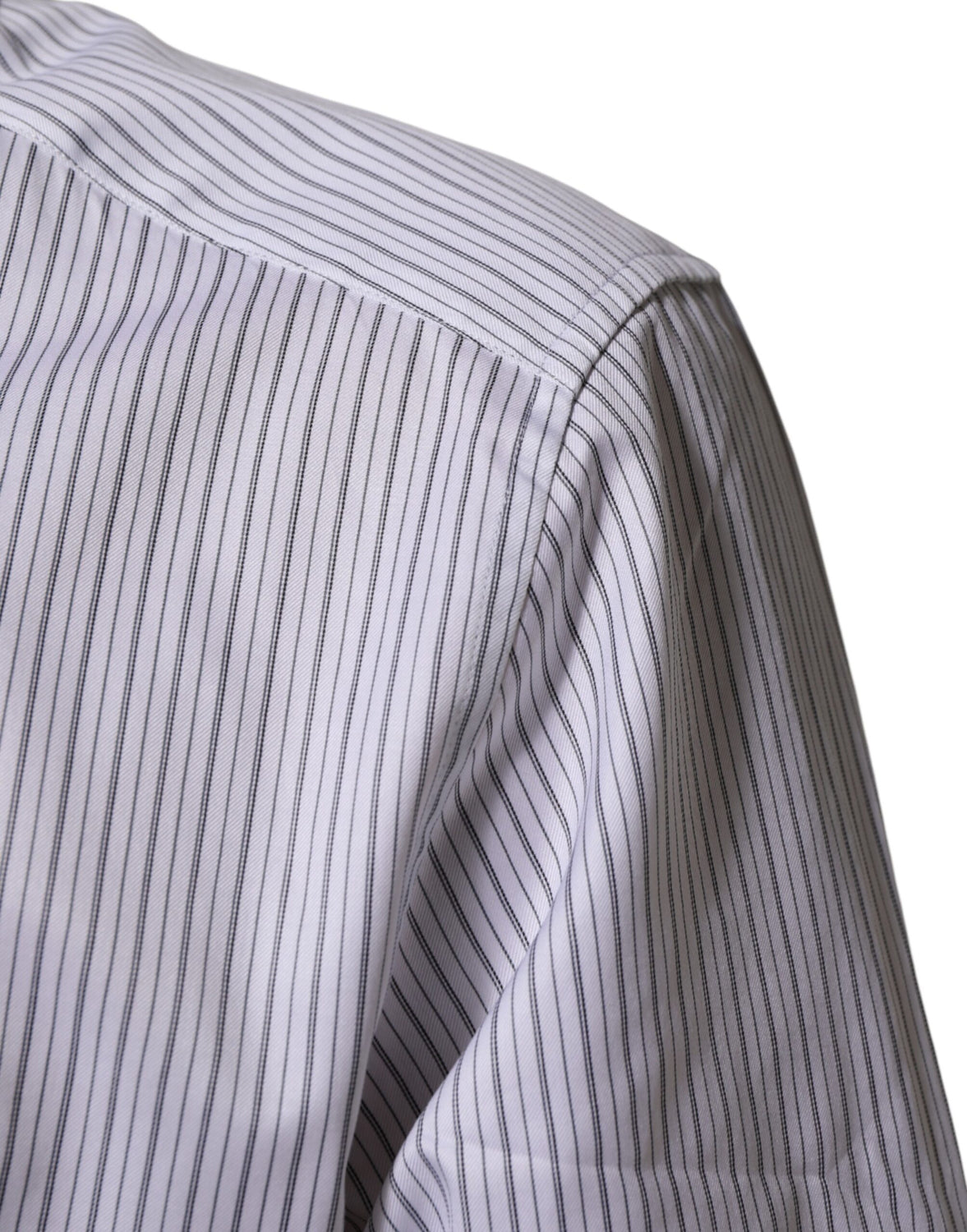 White Stripes Long Sleeves GOLD Dress Shirt