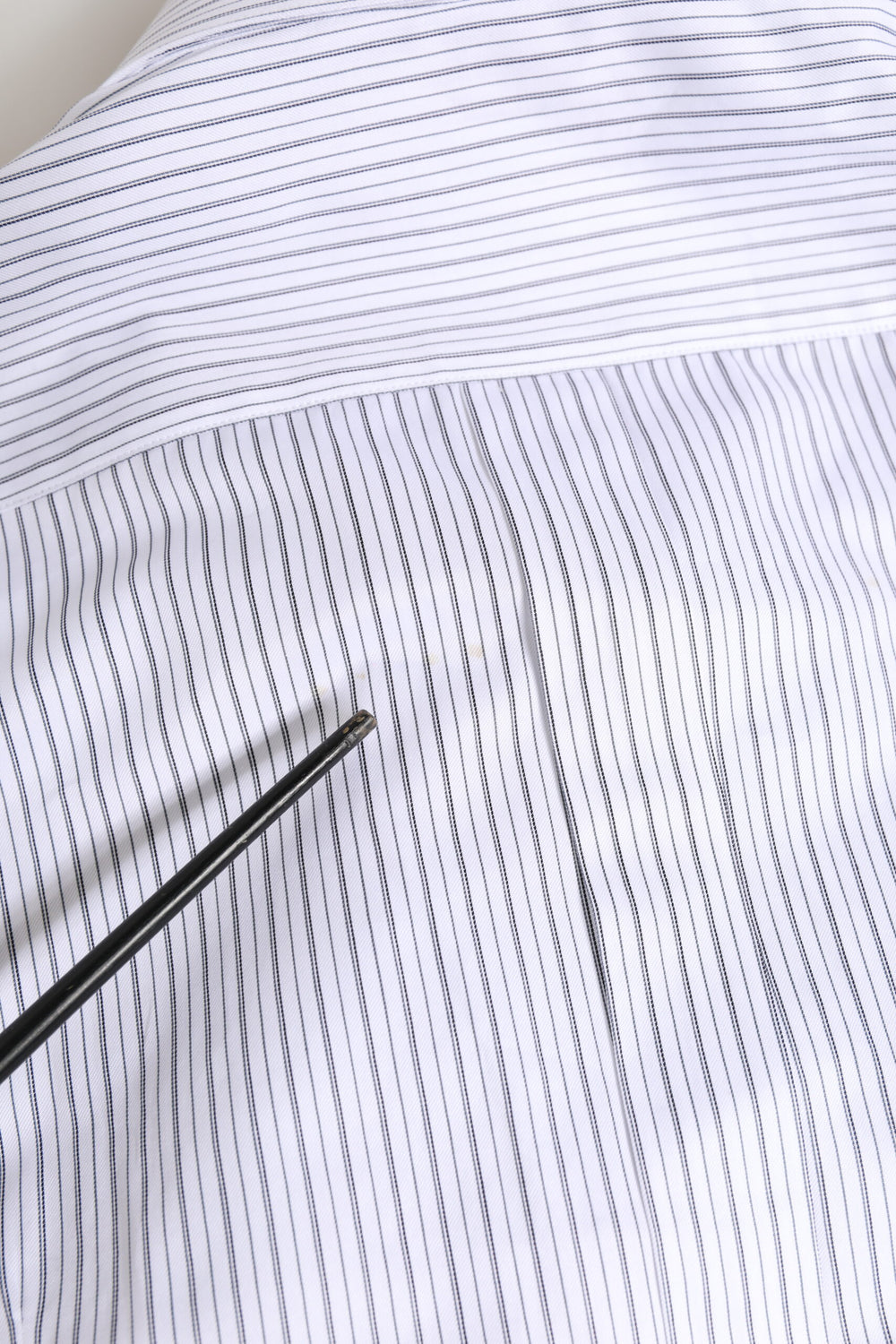 White Stripes Long Sleeves GOLD Dress Shirt