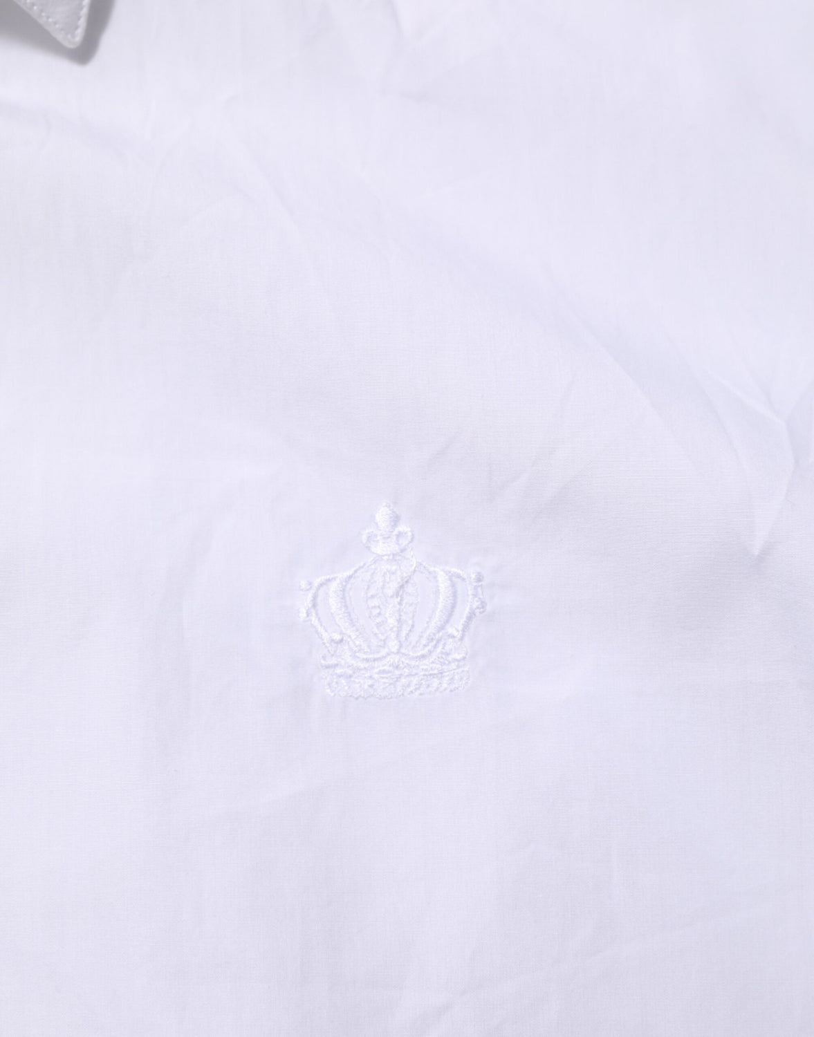 White Cotton Collared Men MARTINI Dress Shirt