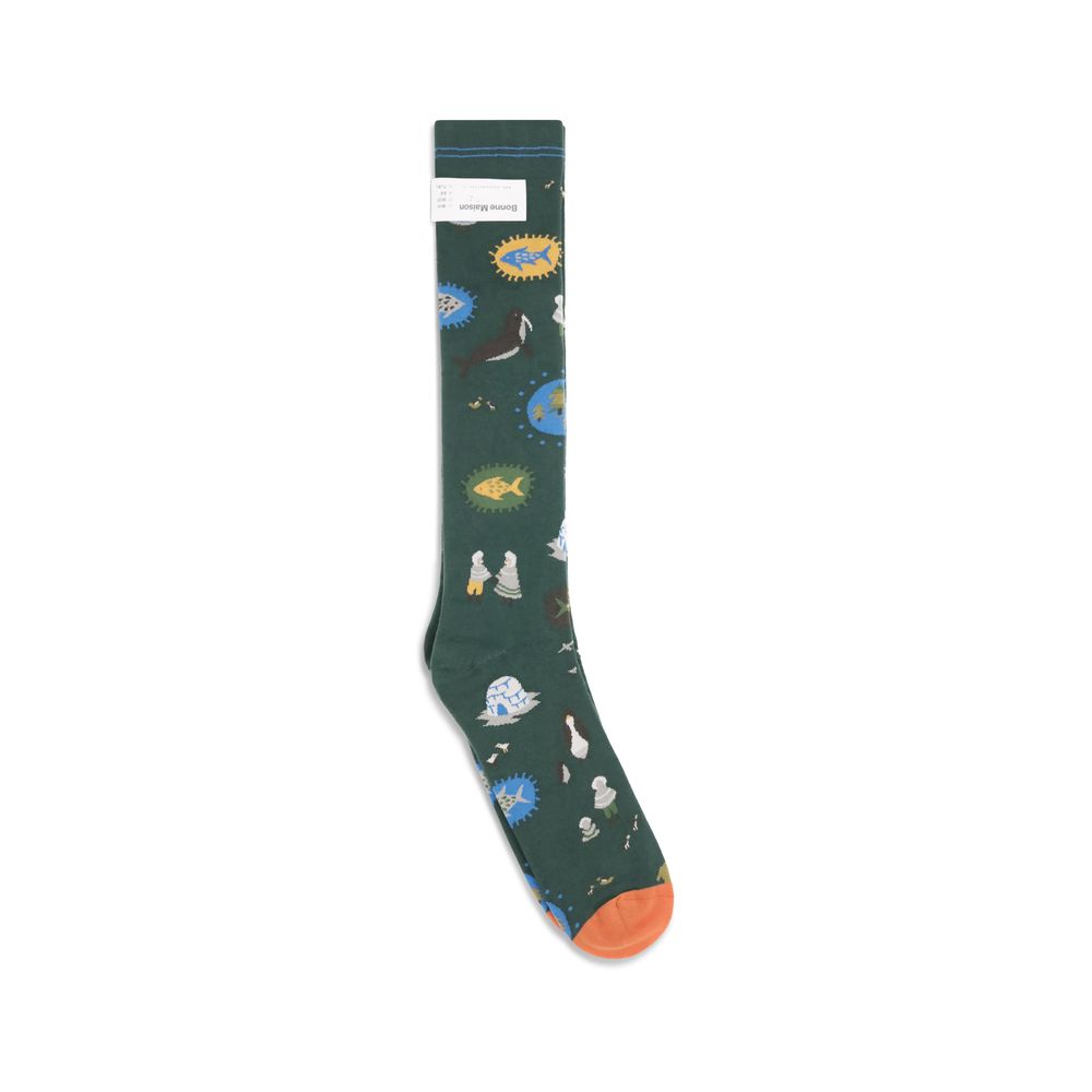 Multicolor Cotton Socks