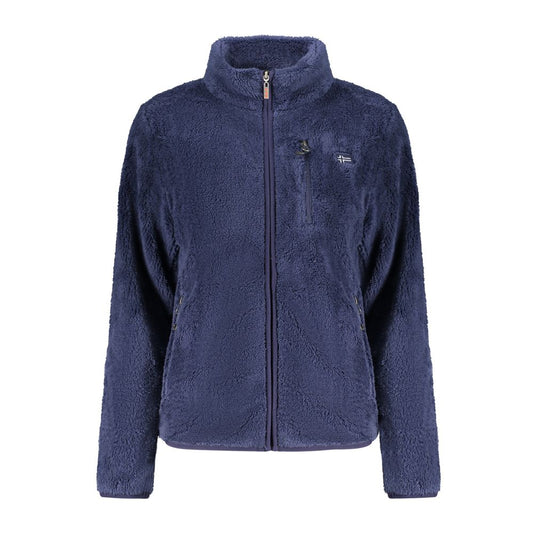 Blu Polyester Woman Sweatshirt