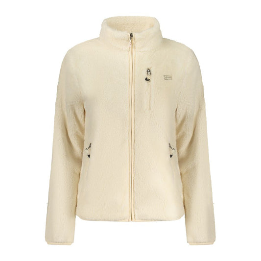 Bianco Polyester Woman Sweatshirt