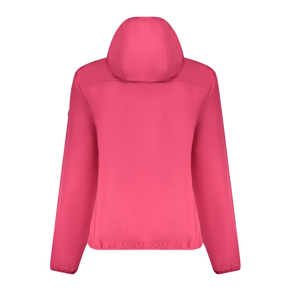 Pink Polyester Women Jacket